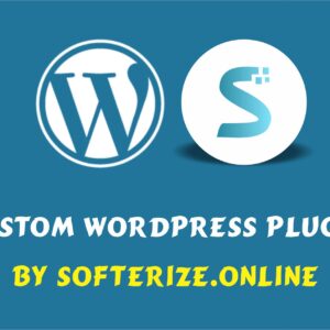 Custom Wordpress plugin Online Softerize in Pakistan Affordable pricing