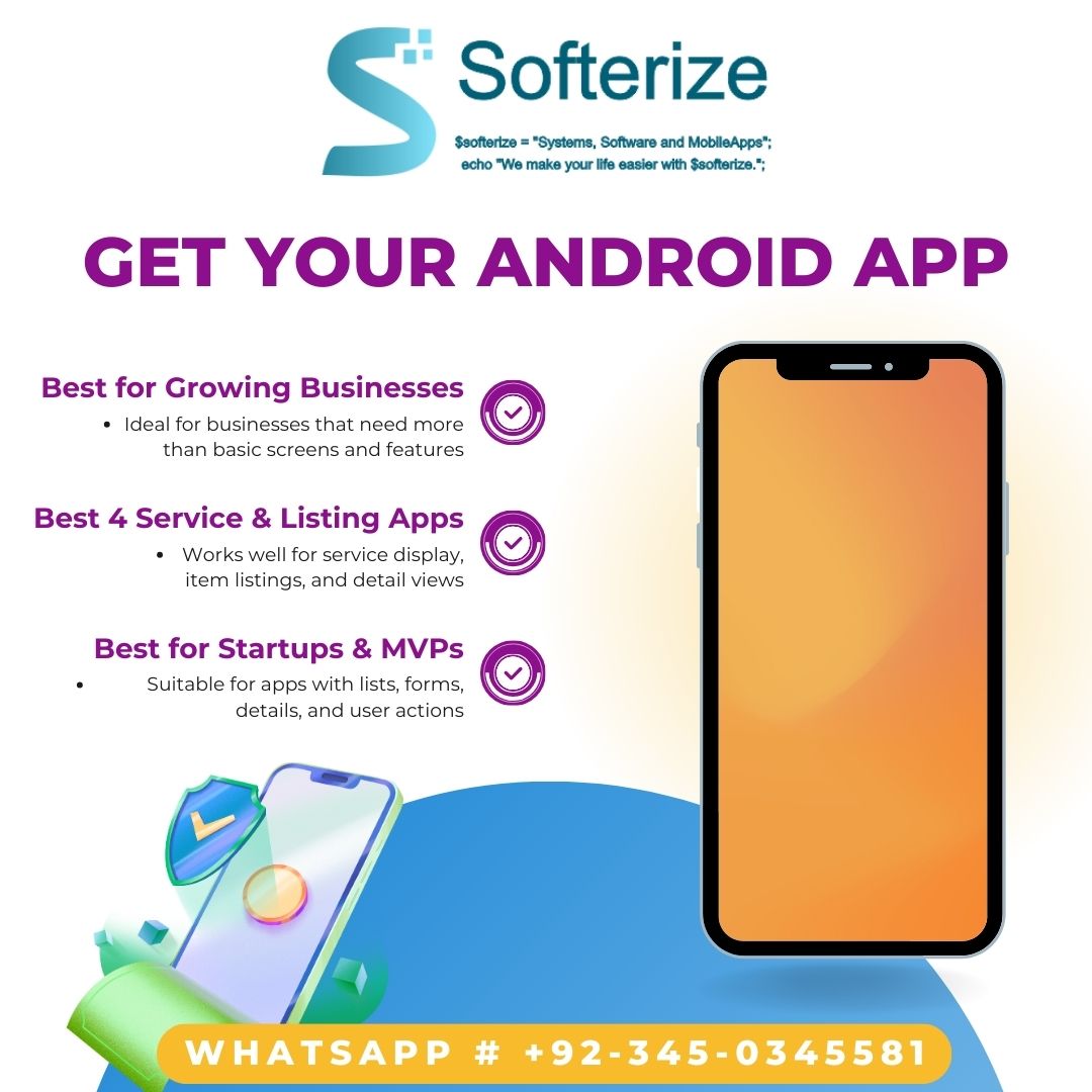3+ Screens Android App Development (Standard Feature App)4