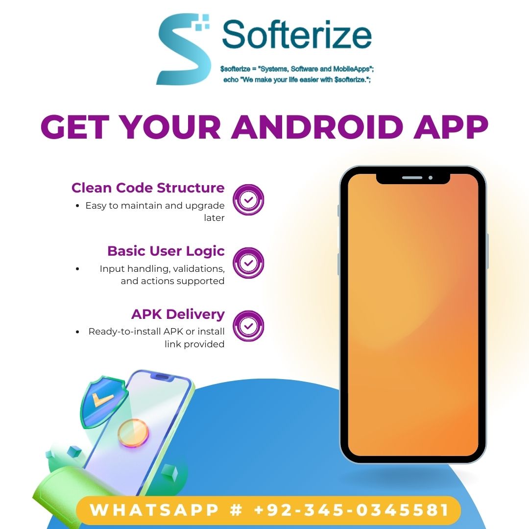 3+ Screens Android App Development (Standard Feature App)4