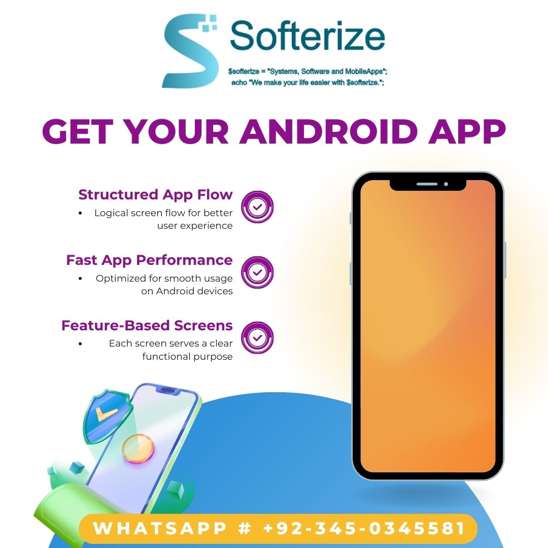3+ Screens Android App Development (Standard Feature App)4