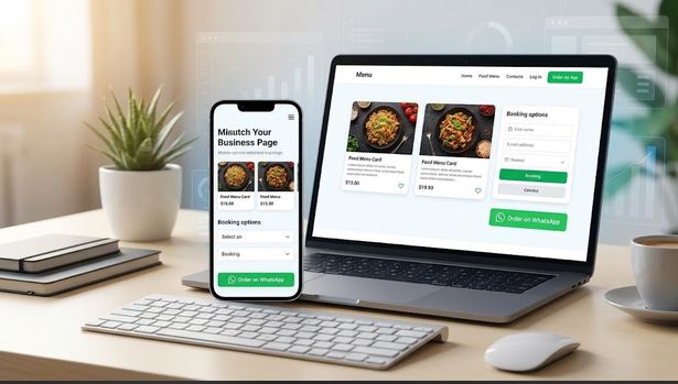 one page website for small business